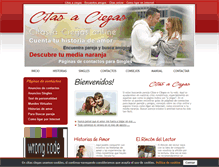 Tablet Screenshot of citasciegas.com
